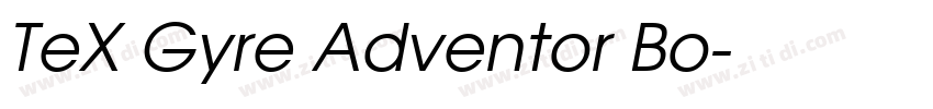 TeX Gyre Adventor Bo字体转换
